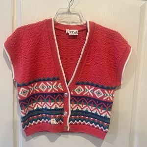 Vintage 90’s F.D.S. Cropped sweater. Size medium. New